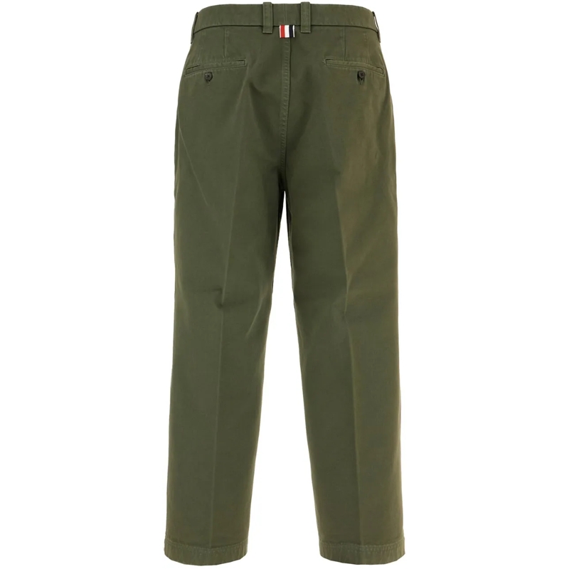 Thom Browne  Thom Browne Green cotton pants grün(Image 2)