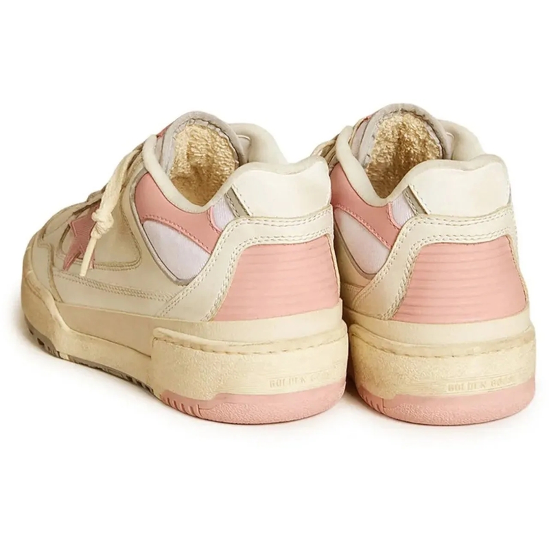 Golden Goose Low-Top-Sneaker baskets forty2 en cuir beige(Image 7)