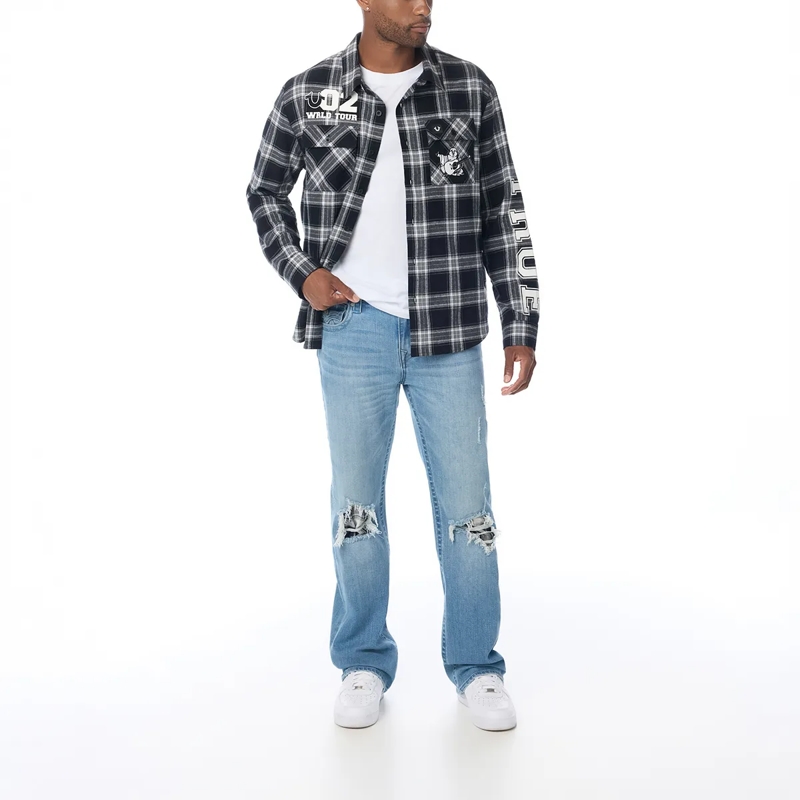 True Religion Bootcut-Jeans - Modell: Billy- Länge 34- Bootcut-Passform- Us blau(Image 2)