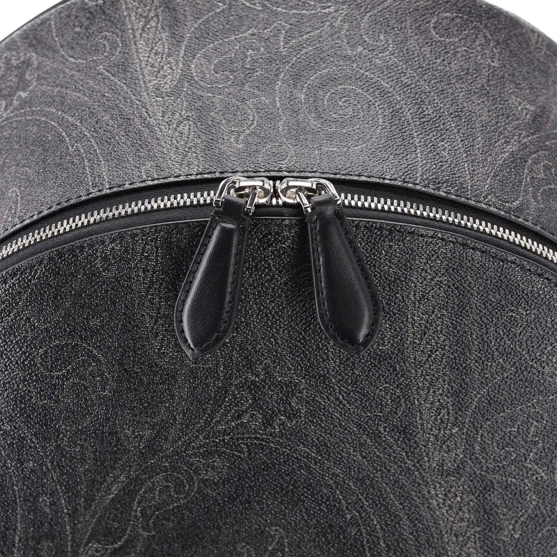 Etro Rucksack Rucksack mit Paisley-Muster schwarz(Image 4)
