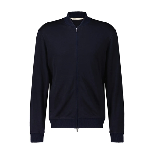 Maurizio Baldassari Übergangsjacke Blouson aus Wolle Navy