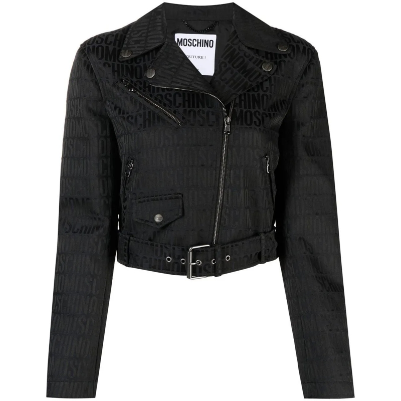 Moschino Veste de transition Jackets Black schwarz