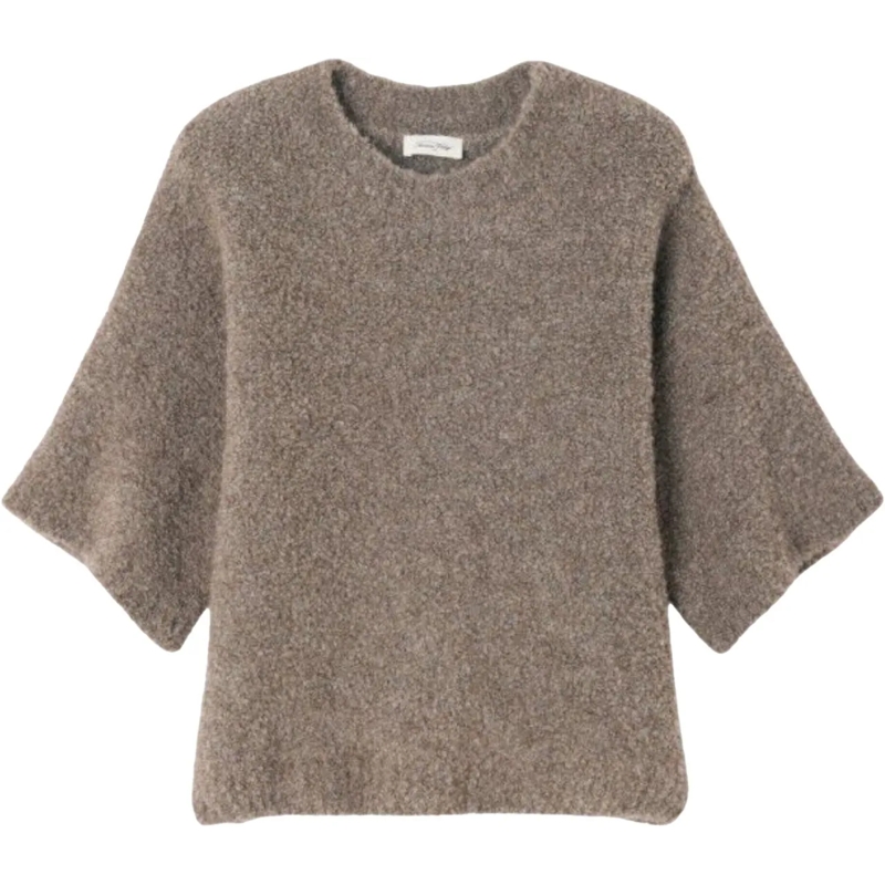 American Vintage  American Vintage Zol18bh25 Truien Taupe Zol18bh25 taupe