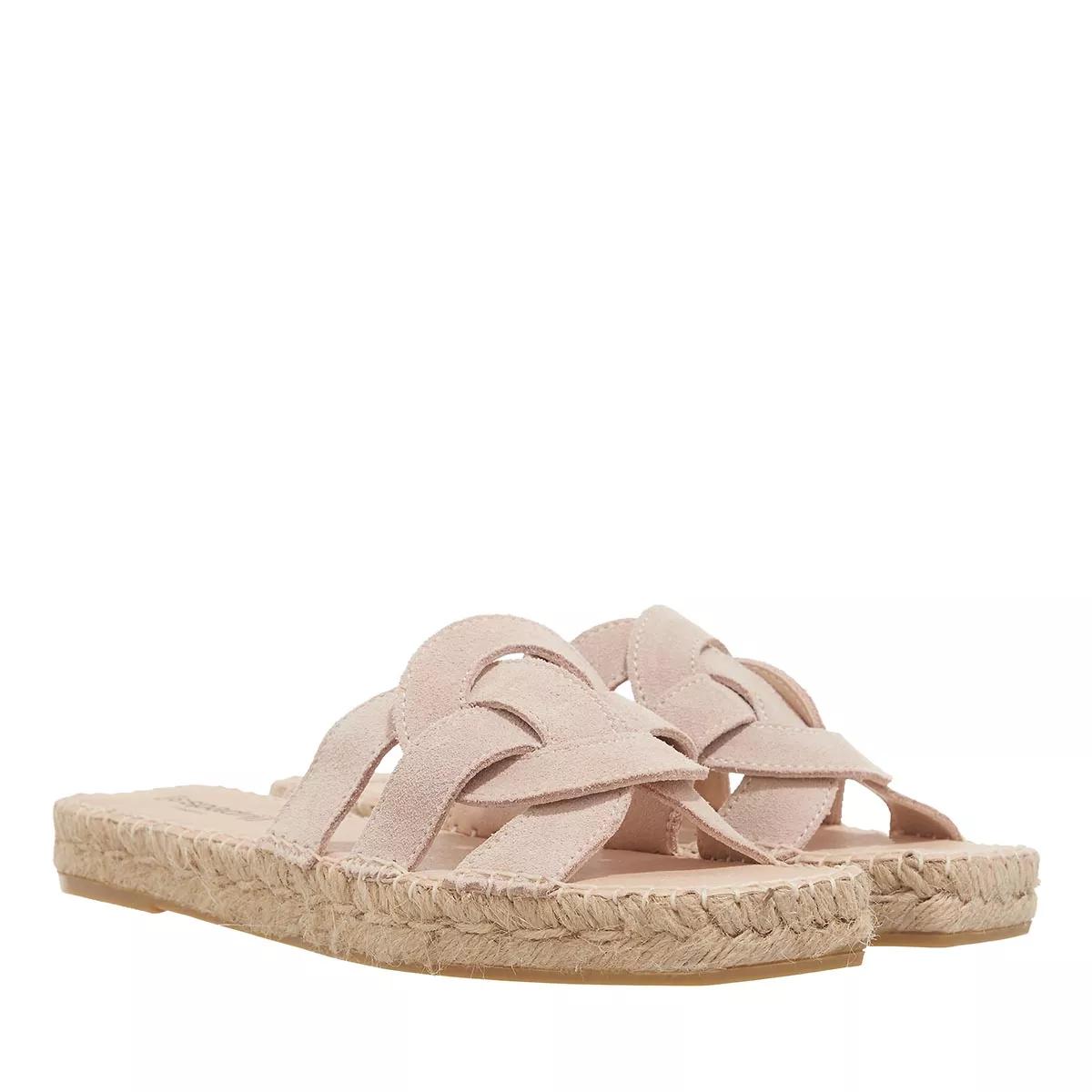 Espadrij l’originale Sandalen & Sandaletten - Tours Velour - Gr. 38 (EU) - in Beige - für Damen