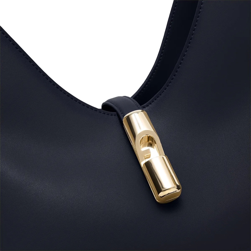 Furla Hobo Bag Furla Goccia M Hobo Ink Blue(Image 4)