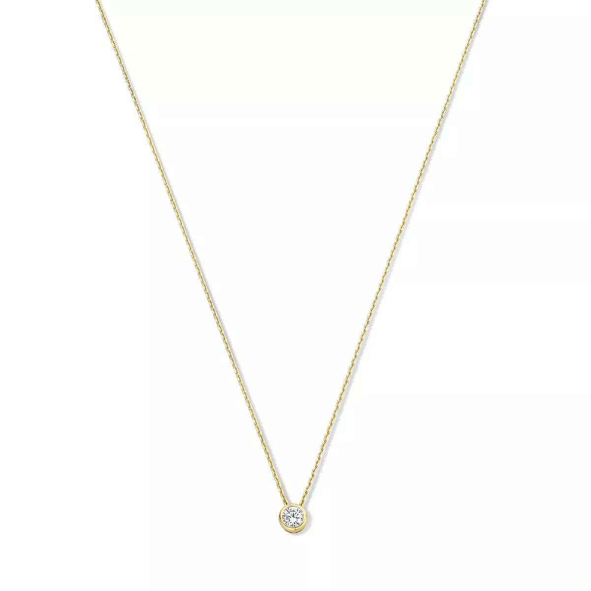 BELORO Halskette - Monte Napoleone Lucilla 9 karat necklace with zirc - Gr. unisize - in Gold - für Damen