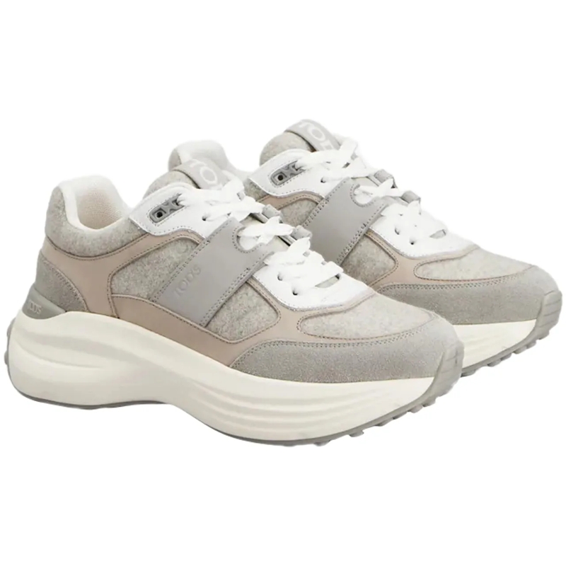 Tod's Sneaker basse Sneakers Grigio Medio Perla Bianco grau