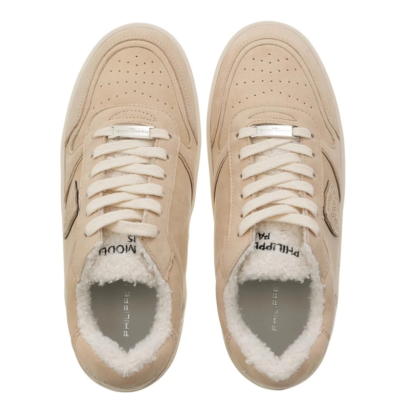 Philippe Model Lage-top sneaker Nice Low Woman Nubuck Baby Bear_Beige(Image 5)