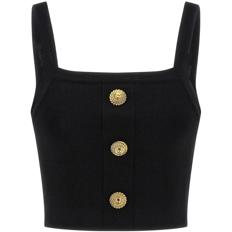 Balmain Top Top Black schwarz