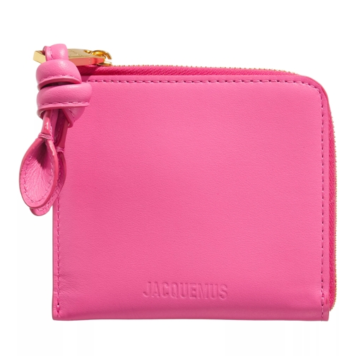 Jacquemus Women Wallet Neon Pink Portemonnee