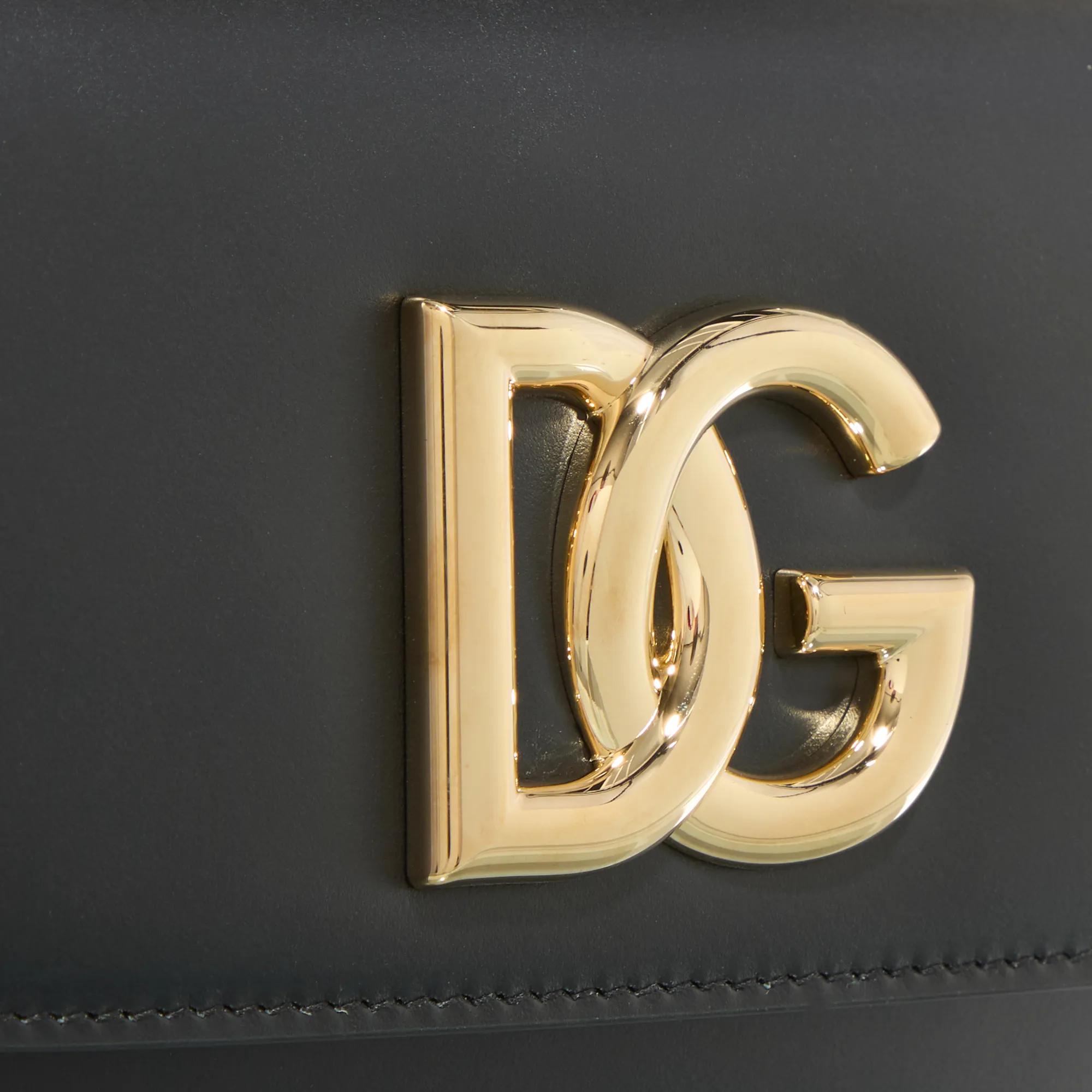 Dolce&Gabbana Crossbody bags Vitello Liscio in zwart