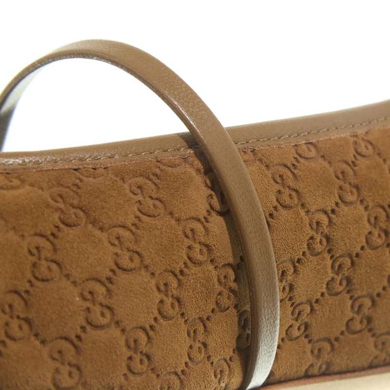 Gucci Ballerinas Horsebit Ballerina Brown(Image 5)