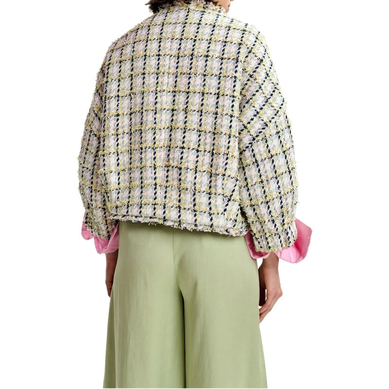 Essentiel Antwerp Trenchcoat Essentiel Antwerp Boxy Cropped Jacket Jackets Lich grün(Image 4)
