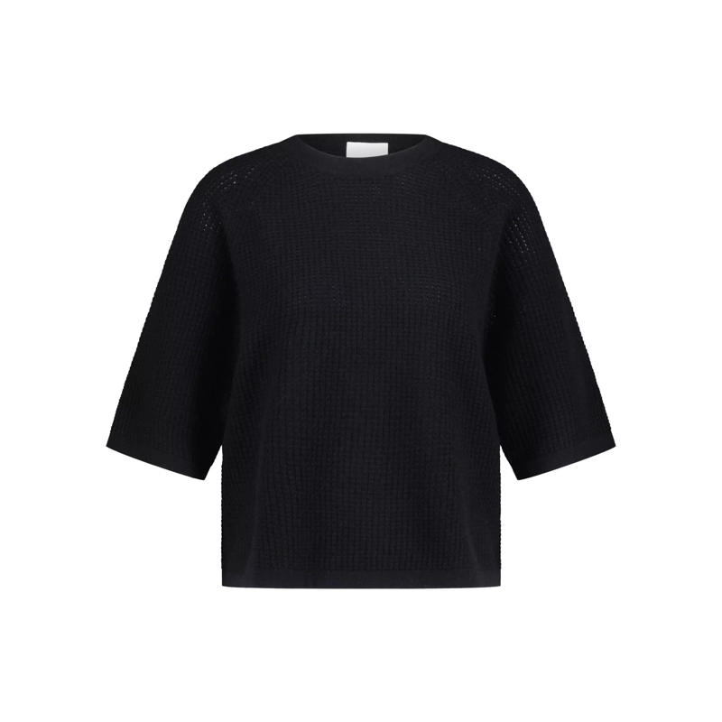 Allude  Oversize-Pullover aus Woll-Kaschmir-Mix 4770237785 Schwarz