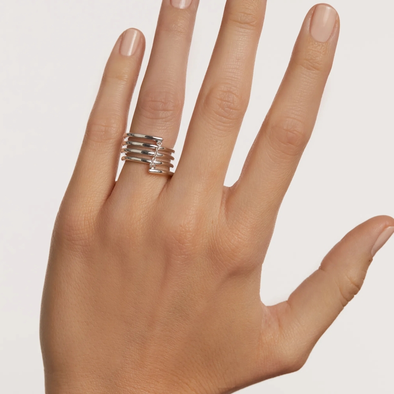 PDPAOLA Ring 925er Sterlingsilber Ring silber(Image 2)