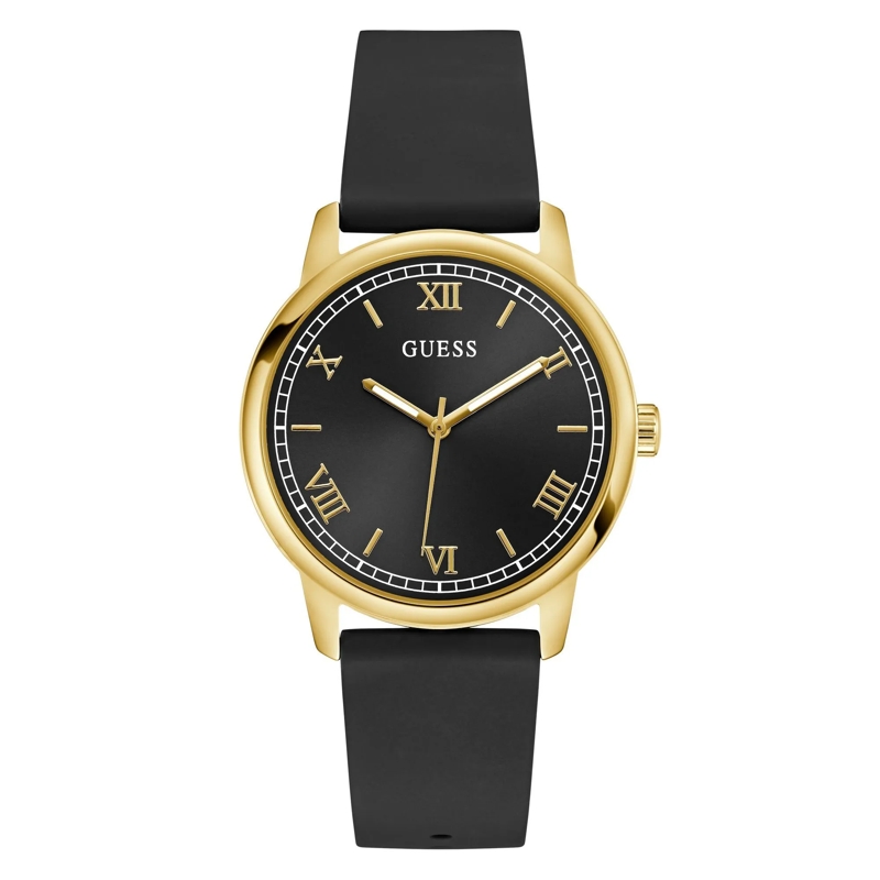 Guess Quarzuhr Quarz-Analoguhr Chandler schwarz