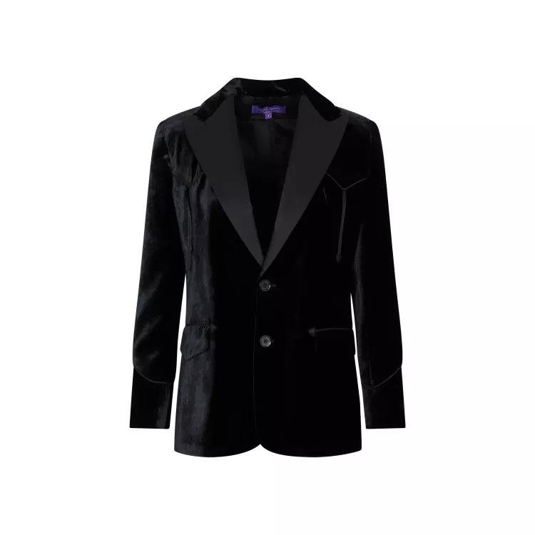 Polo Ralph Lauren - Walker Black Viscose Blazer - Größe 4 - black