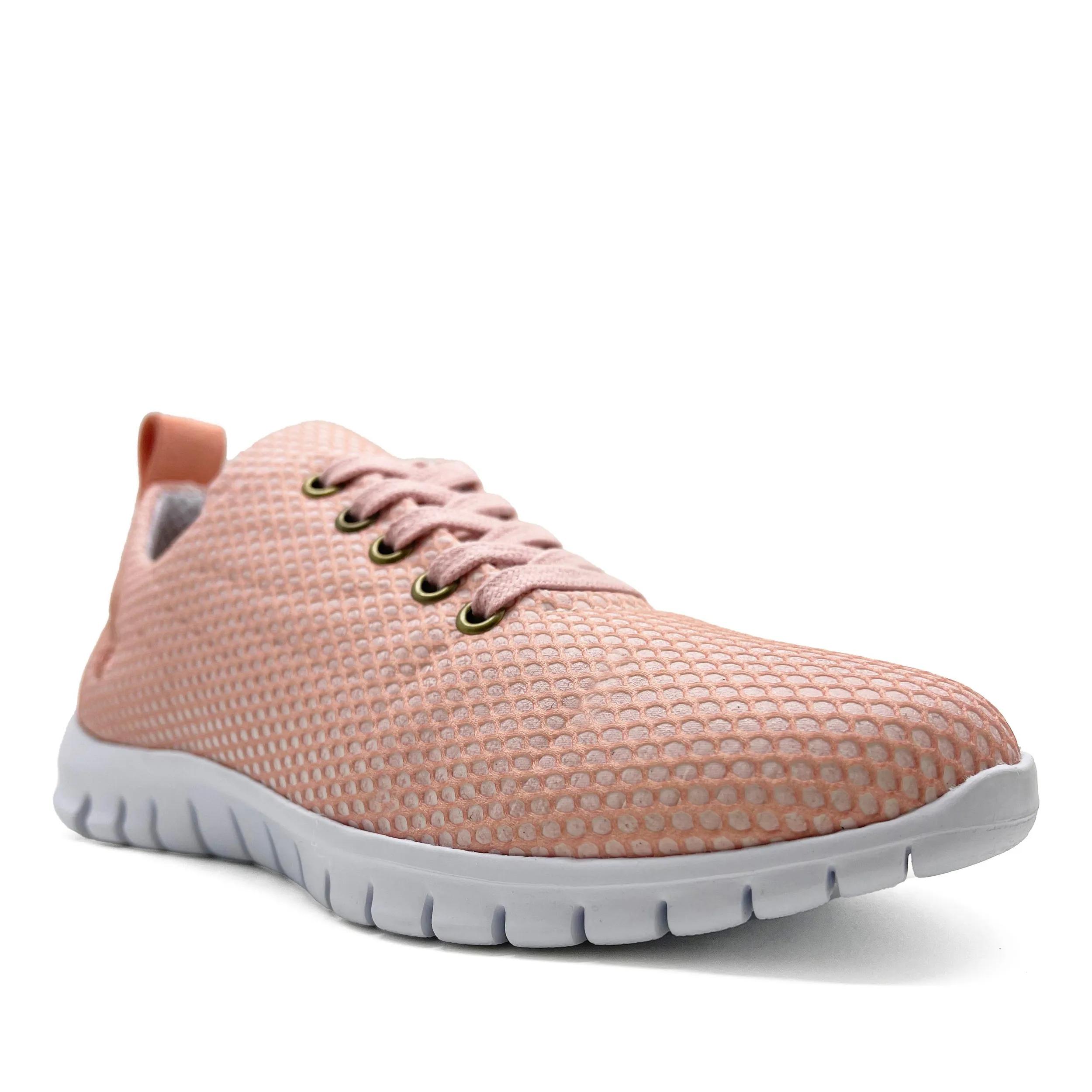 thies Sneakers - thies ® Reflexrunner peach  vegan aus recyceltem - Gr. 38 (EU) - in Gold - für Damen