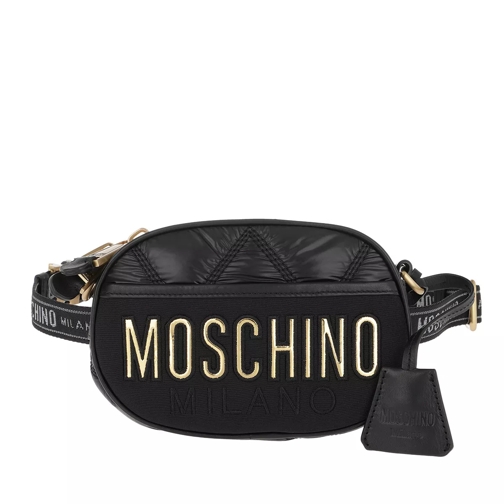 Moschino Logo Belt Bag Black Crossbody Bag