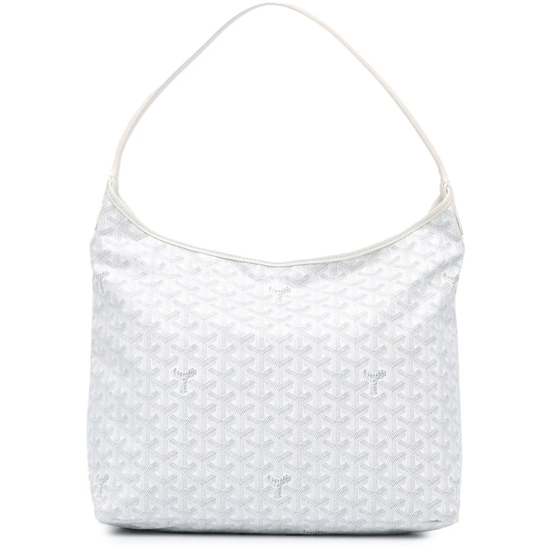 GOYARD Schultertasche Goyardine Boheme Hobo weiß