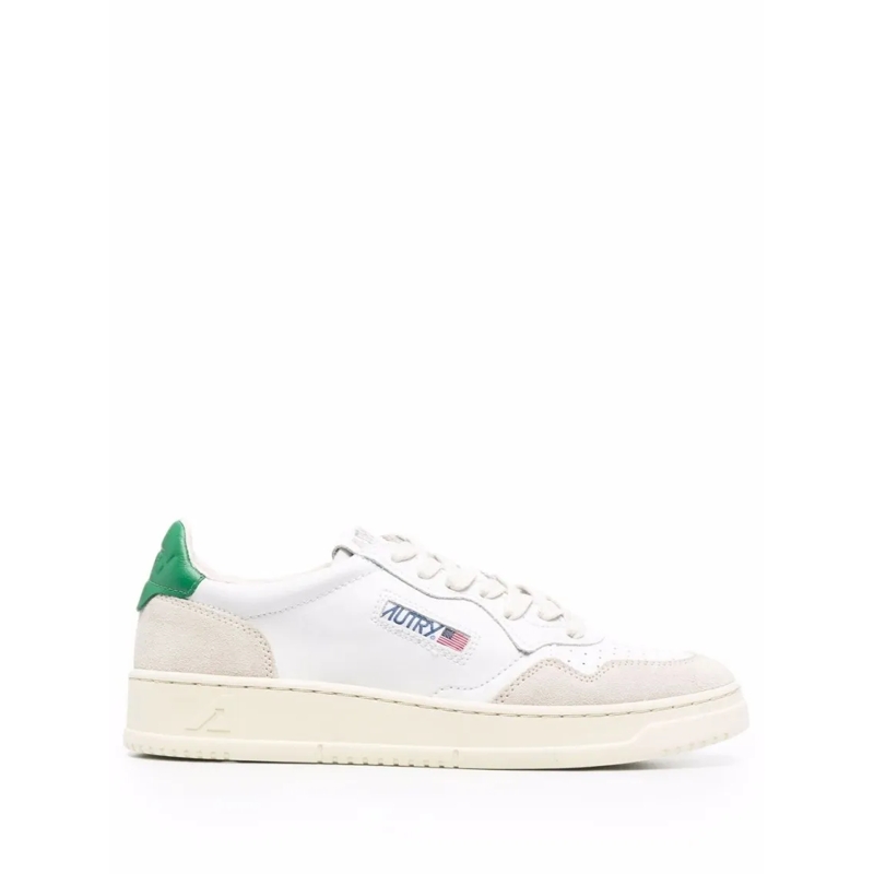 Autry International Lage-top sneaker Low-Top Sneakers With Contrasting Heel Counter Neutrals
