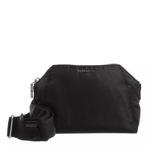Givenchy Small Antigona U Bag In Nylon Black Crossbody Bag