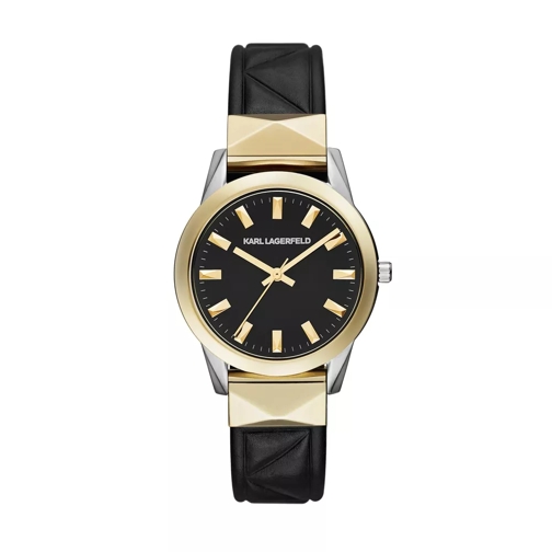 Karl Lagerfeld KL3802 Labelle Stud Ladies Watch Black/Silver/Gold Dresswatch