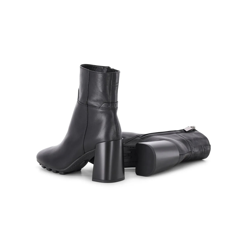 Hogan Schnürschuhe Stiefeletten mit Absatz schwarz(Image 2)