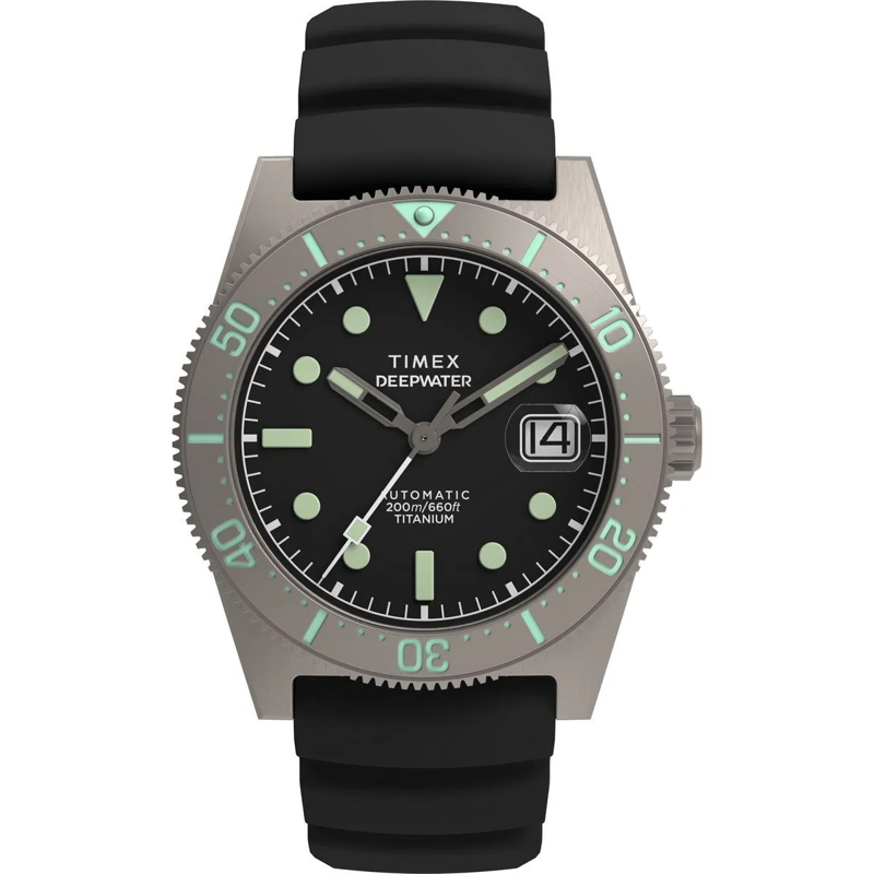 Timex Automatikuhr Automatische Uhr Deepwater Reef 200 Titanium Autom schwarz