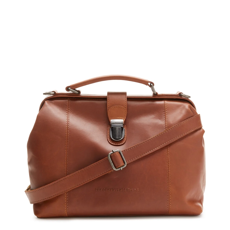The Chesterfield Brand Bowling Bag Shaun Handtasche Kognak