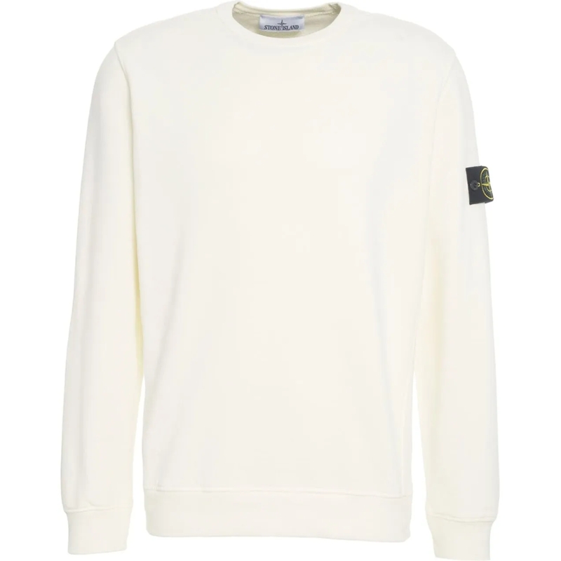 Stone Island T-Shirt Sweatshirt with logo detail weiß