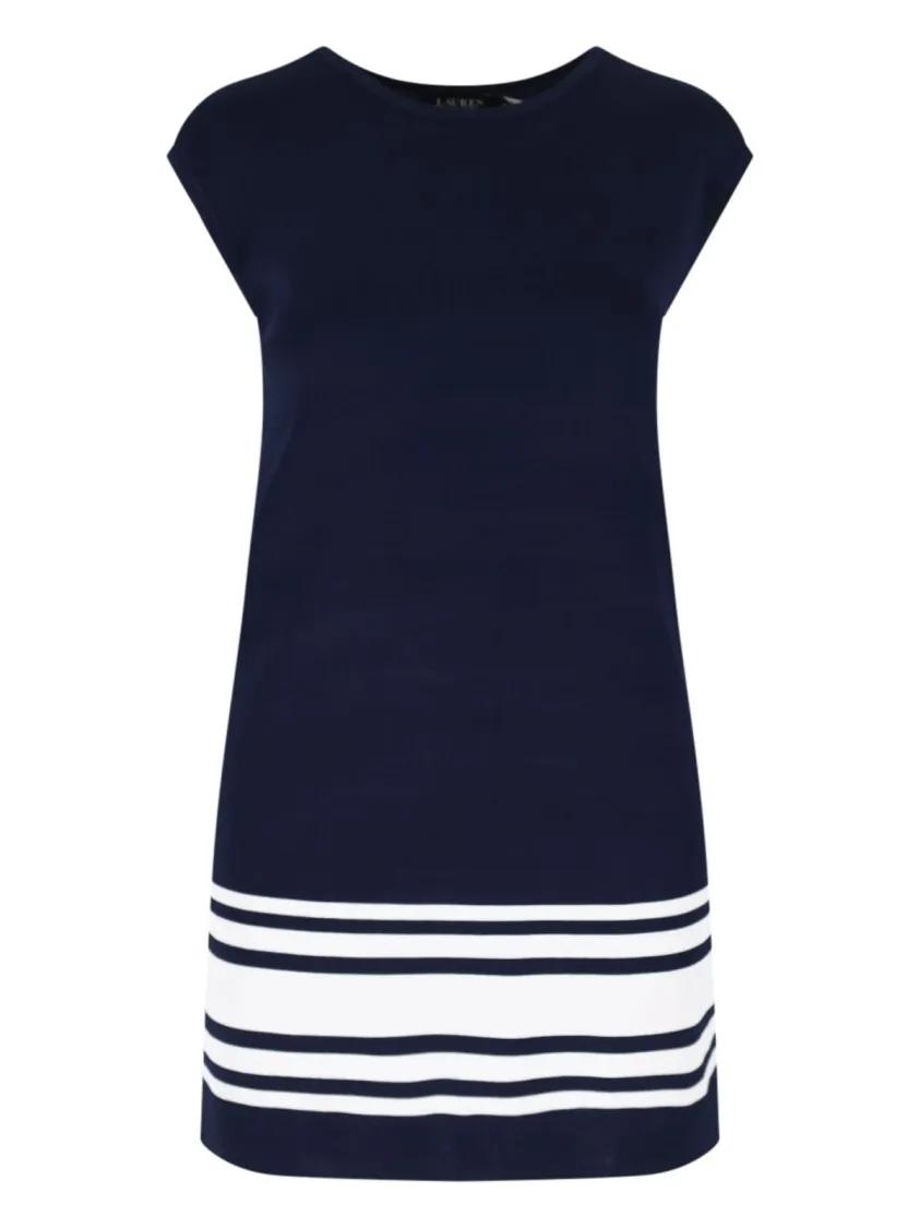 Thumbnail - Polo Ralph Lauren - Mini' Navy Dress – Blue - Größe M - blau