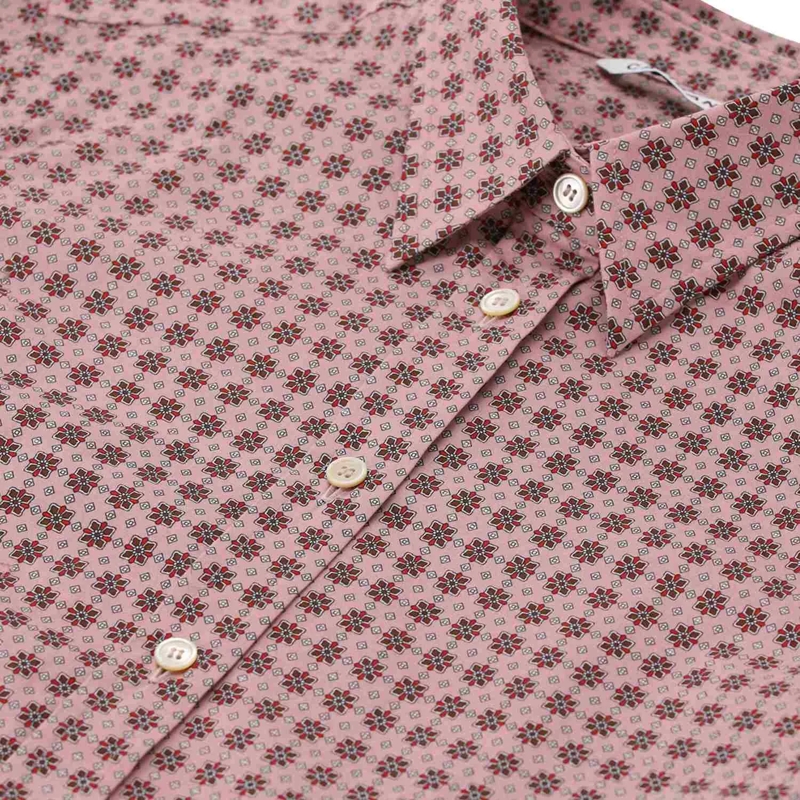 CALIBAN Bluse Hemdbluse mit Muster pink(Image 3)