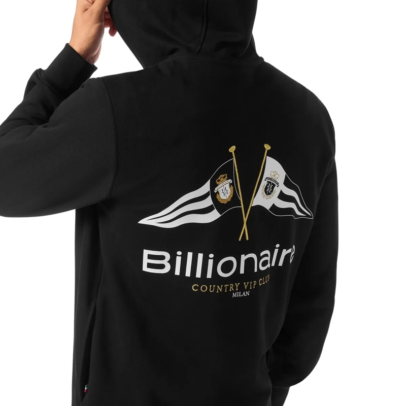BILLIONAIRE Top Kapuzen-Sweatjacket schwarz(Image 5)