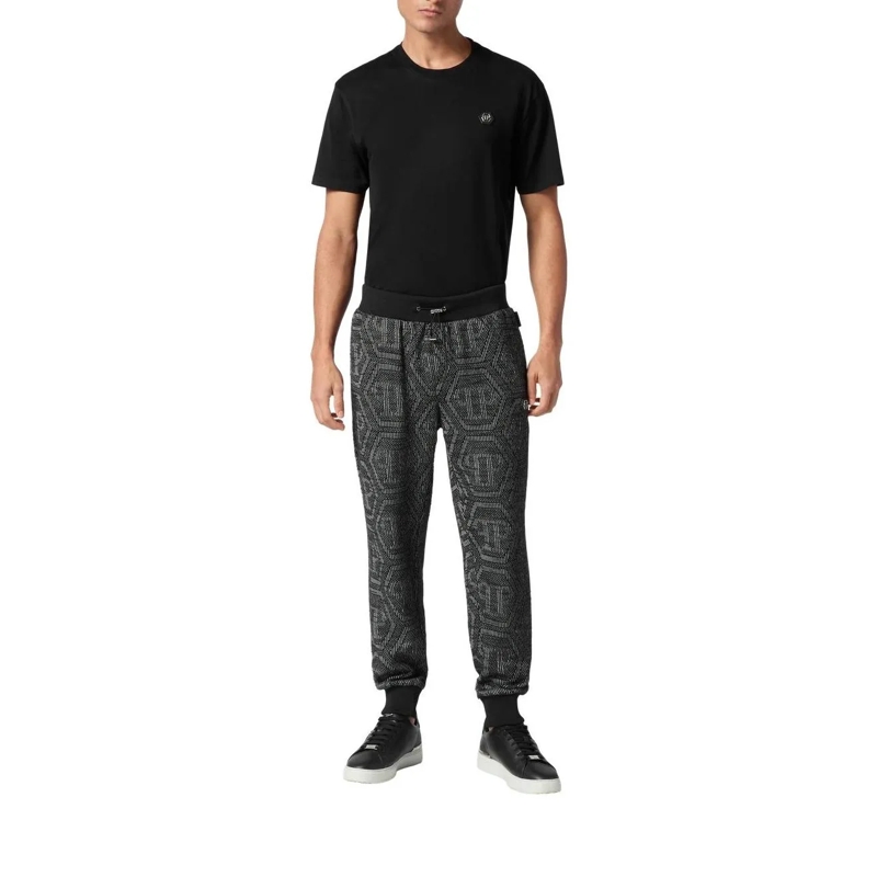 Philipp Plein Jogginghose Jogginghose Monogram schwarz(Image 2)