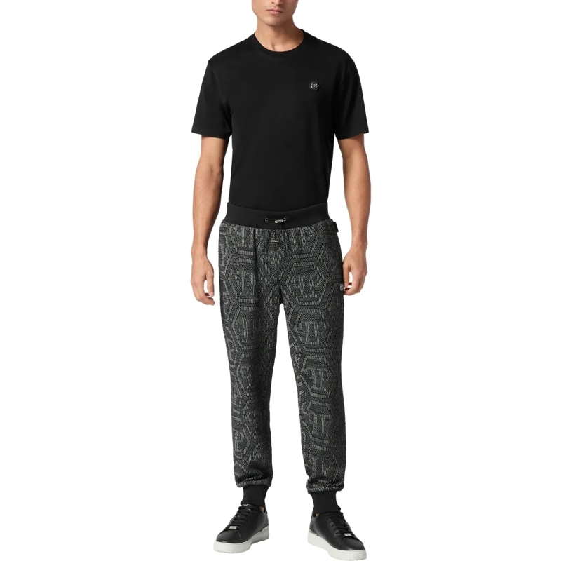 Philipp Plein Jogginghose Jogginghose Monogram schwarz(Image 3)