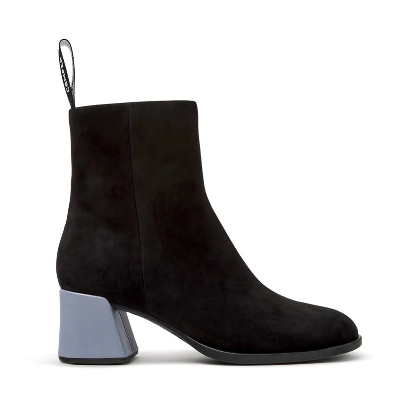 Camper Stiefel Der neue feminine Absatzschuh für den Alltag ist i schwarz
