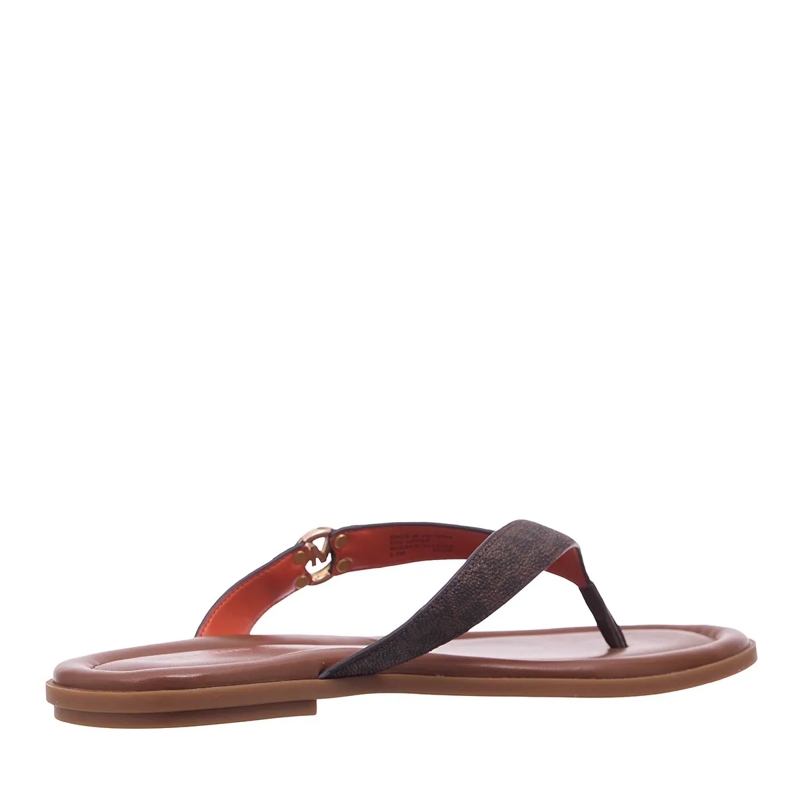 MICHAEL Michael Kors Teenslipper Erin Thong Sandal Brown(Image 3)