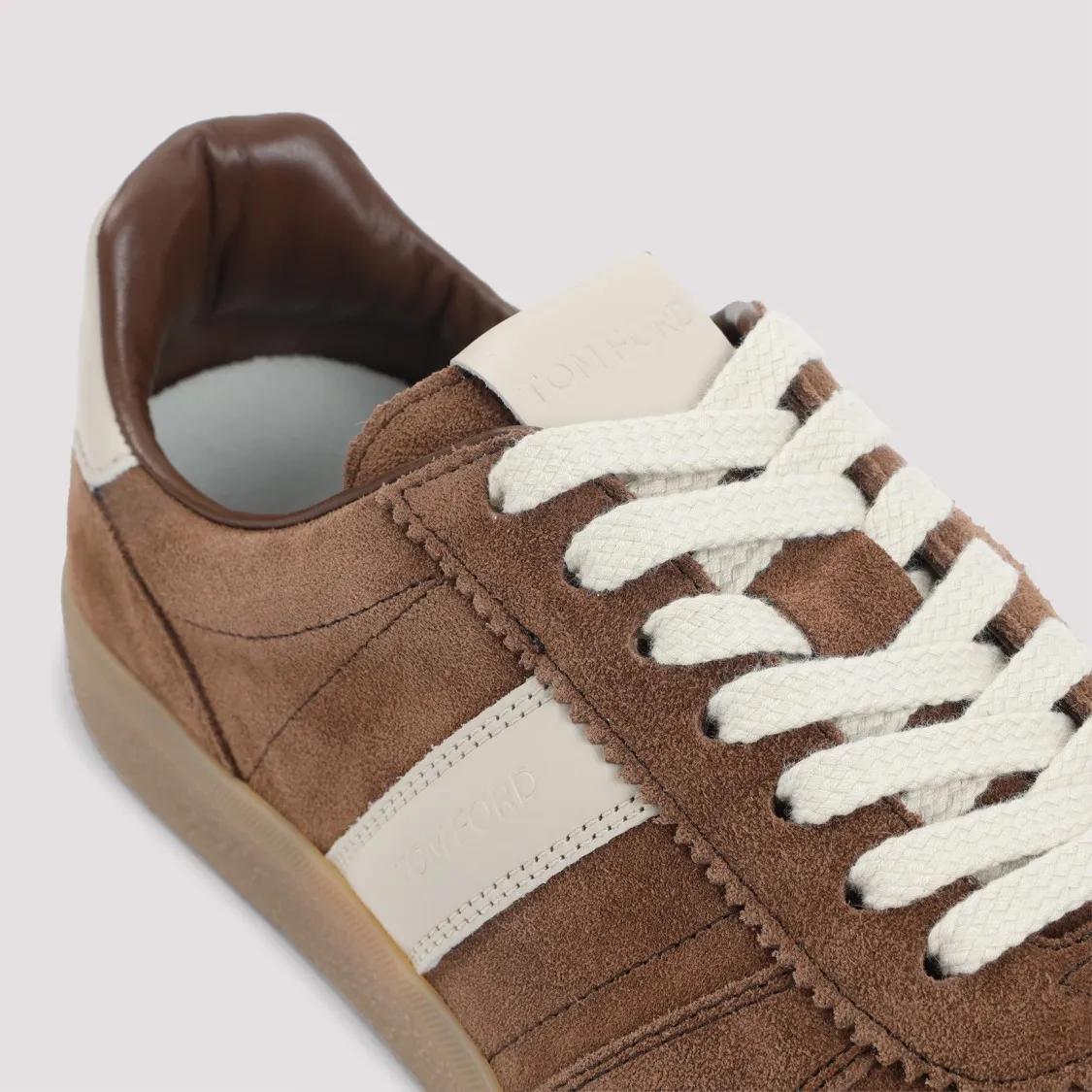 Thumbnail - Tom Ford Low-Top Sneaker - Suede Leather Sneakers - Gr. 41 (EU) - in Braun - für Damen