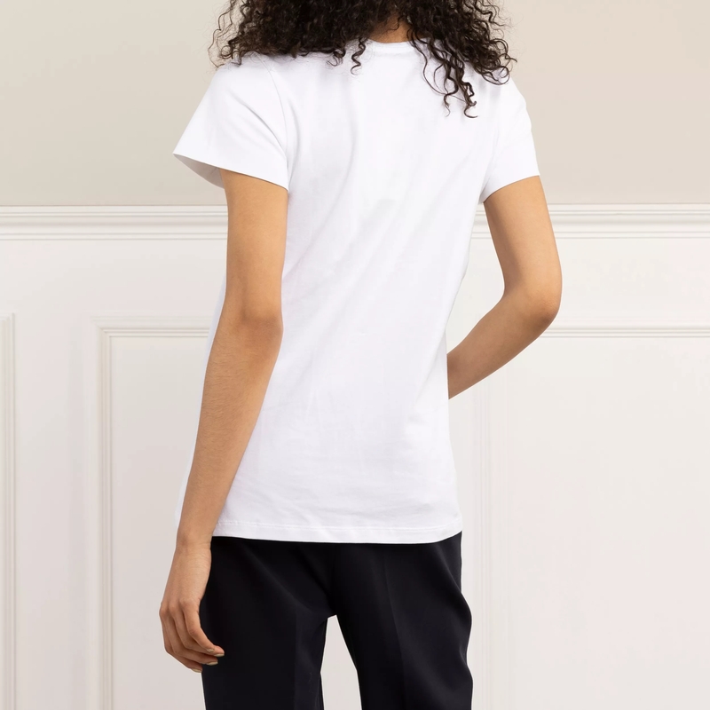 Dorothee Schumacher T-Shirt ALL TIME FAVORITES o-neck camellia white(Image 3)