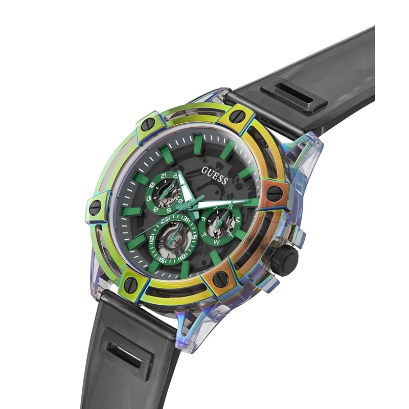 Guess Quarzuhr Quarz-Analoguhr King schwarz(Image 7)