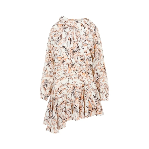 Isabel Marant Tharya Beige Silk Dress Neutrals Miniklänningar