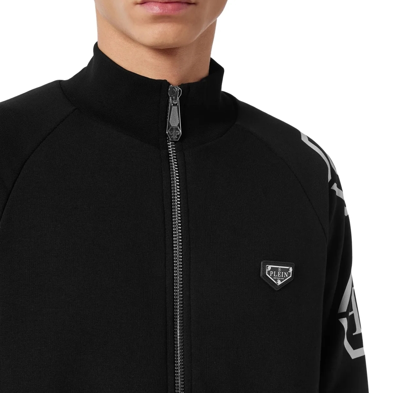 Philipp Plein Daunenjacke Jogging-Jacke Hexagon schwarz(Image 5)