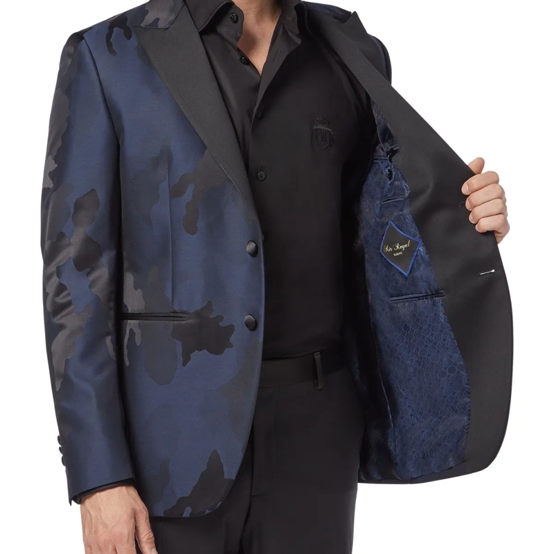 BILLIONAIRE Blazer Blazer Camouflage blau(Image 4)