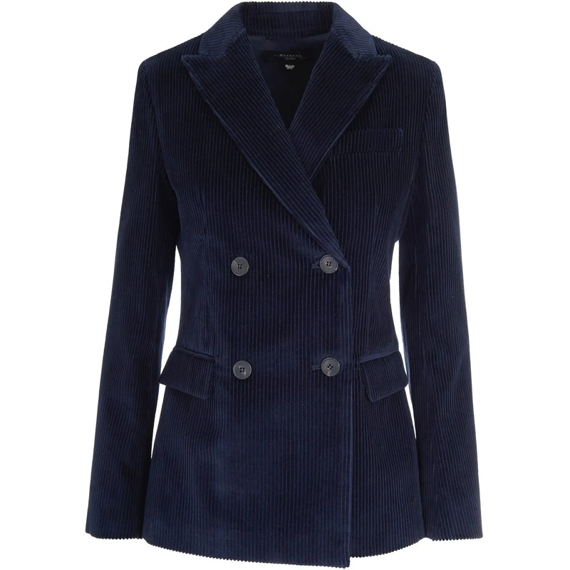 Max Mara Veste de transition Jackets Blue blau
