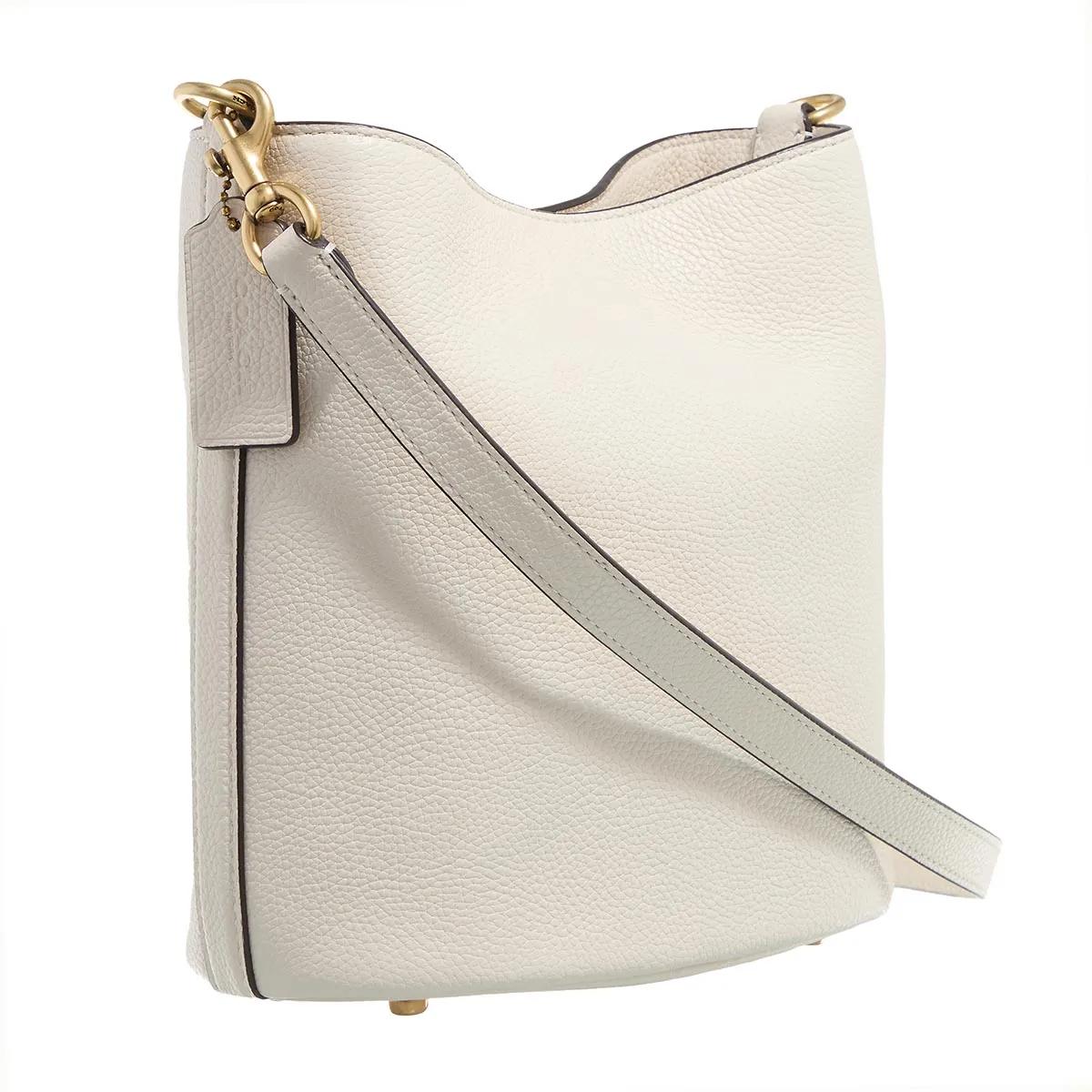 Coach Shoppers Polished Pebble Soft Willow 19 in crème