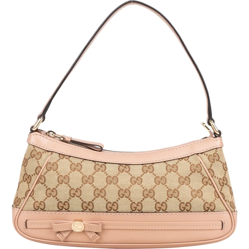 Gucci Fourre-tout Gucci GG Monogram Mini Princy Shoulder Bag braun