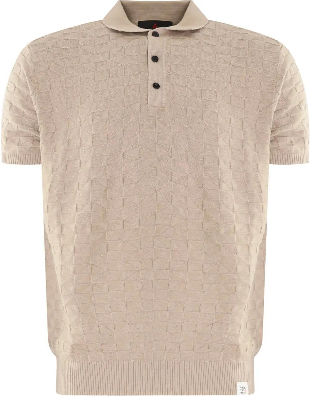 Thumbnail - Peuterey - Heren Keirin 01 Polo Beige - Größe XL - beige