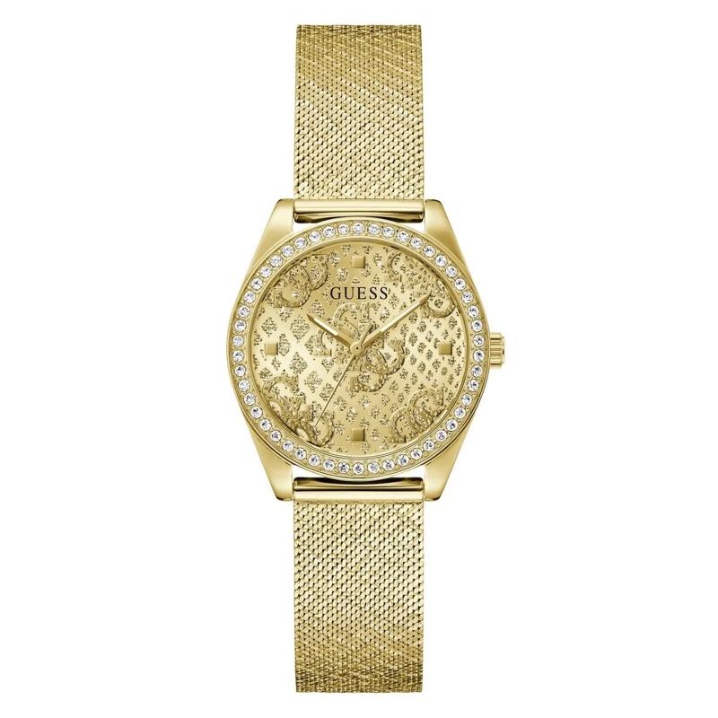Guess Quarzuhr Quarz-Analoguhr Boa gold