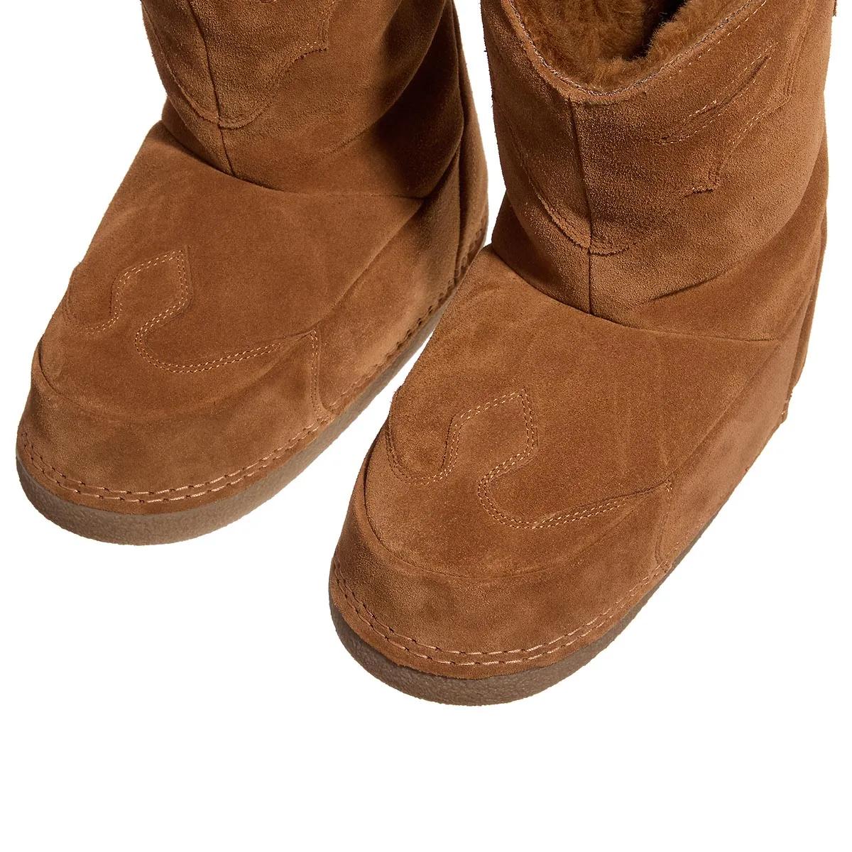 Thumbnail - INUIKII Stiefel & Boots - Cowboy Embroidery - Gr. 40 (EU) - in Braun - für Damen